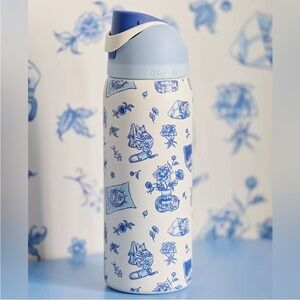 Owala Urban Outfitters Exclusive Delft Cat Print FreeSip 32 oz Water Bottle
